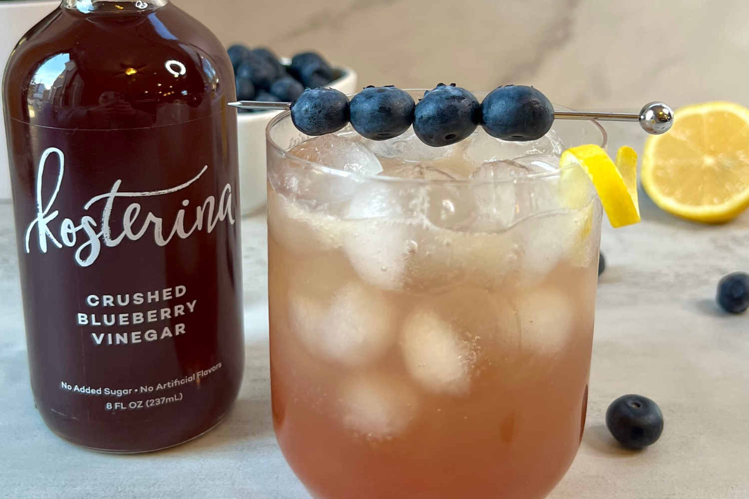 Blueberry & Ginger Mocktail