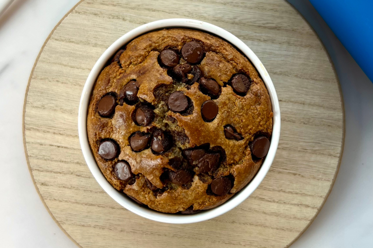 Single-Serve Chocolate Chip Cookie Baked Oats