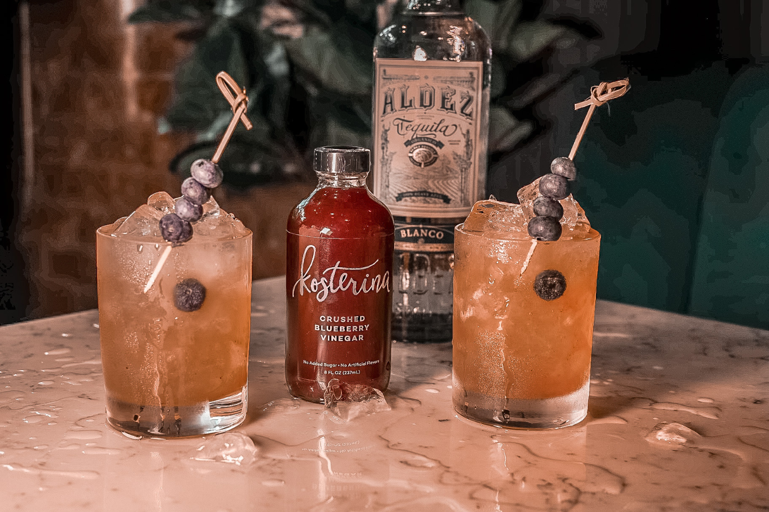 Spicy Blueberry Mule