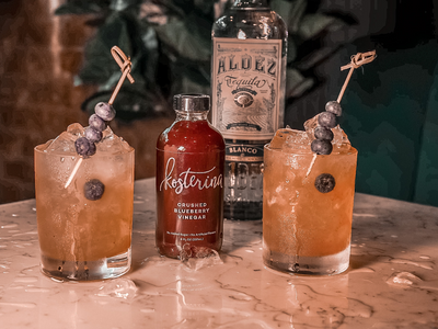 Spicy Blueberry Mule