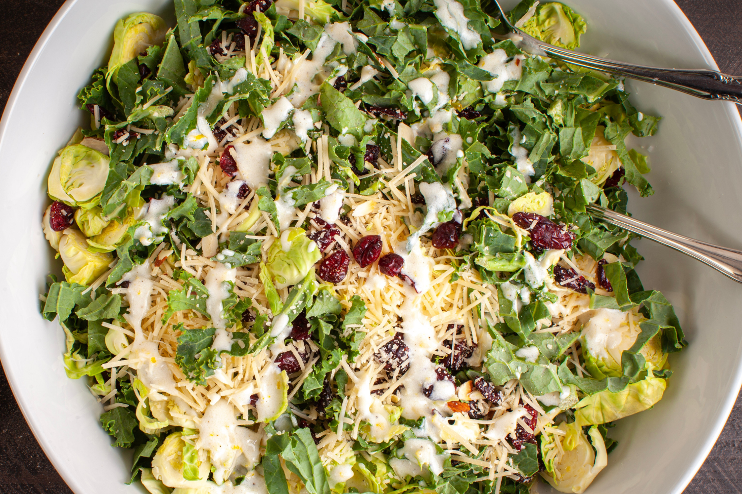 Shaved Brussels Sprout Salad