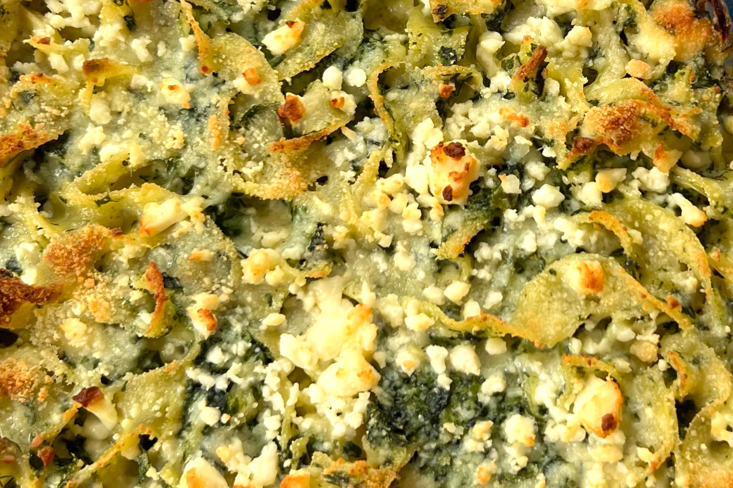 Spanakopita Noodle Kugel