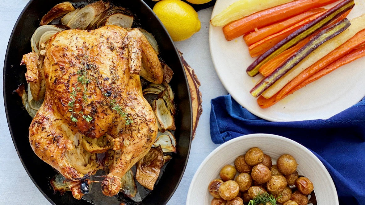 The Olive Oil Trio Roasted Chicken Dinner