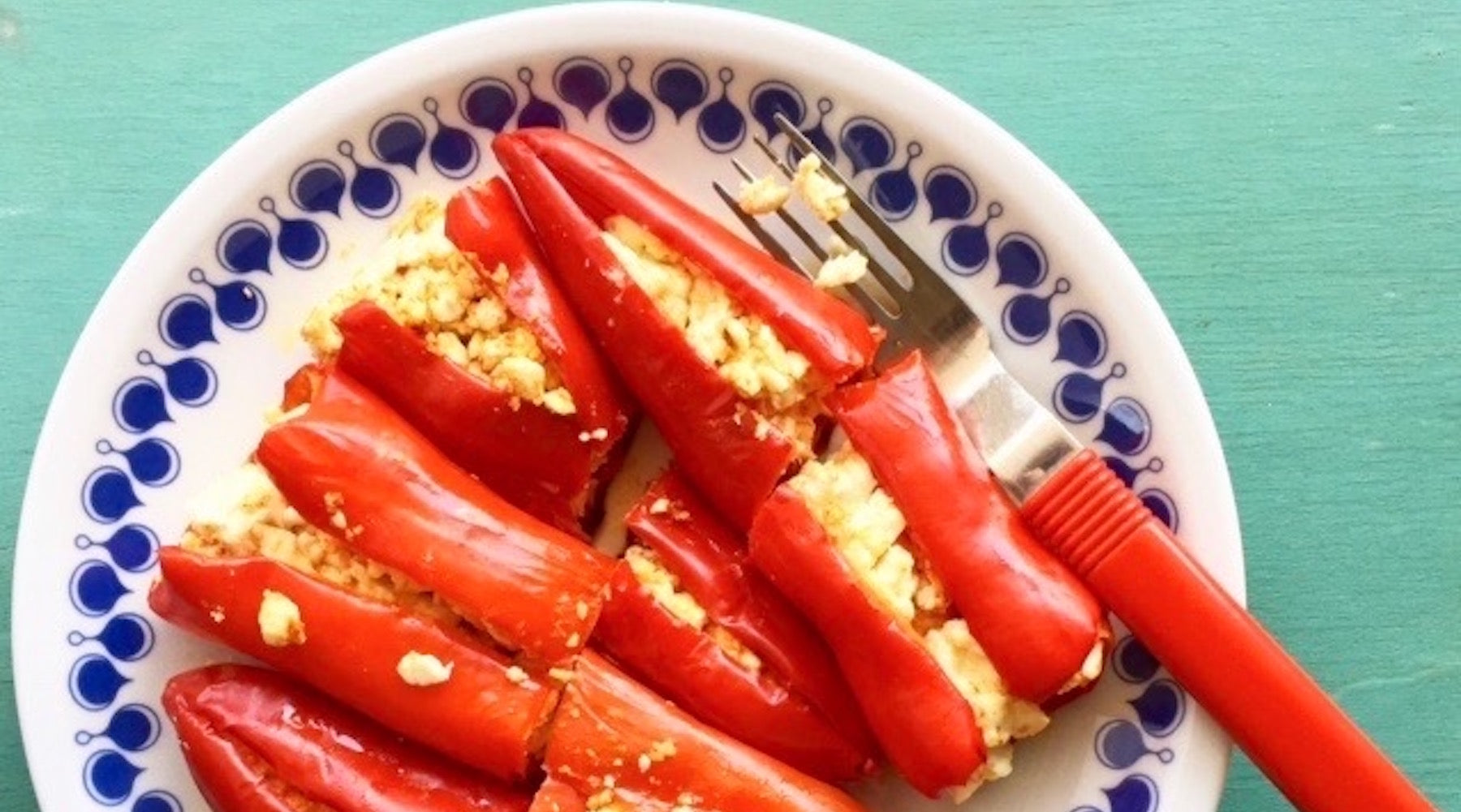 Stuffed Peppers with Feta Cheese