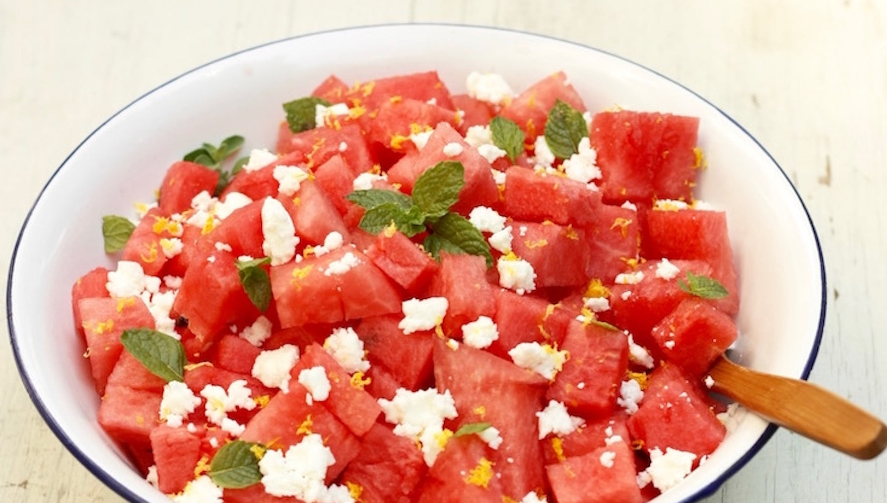Kosterina's Watermelon, Feta & Mint Salad