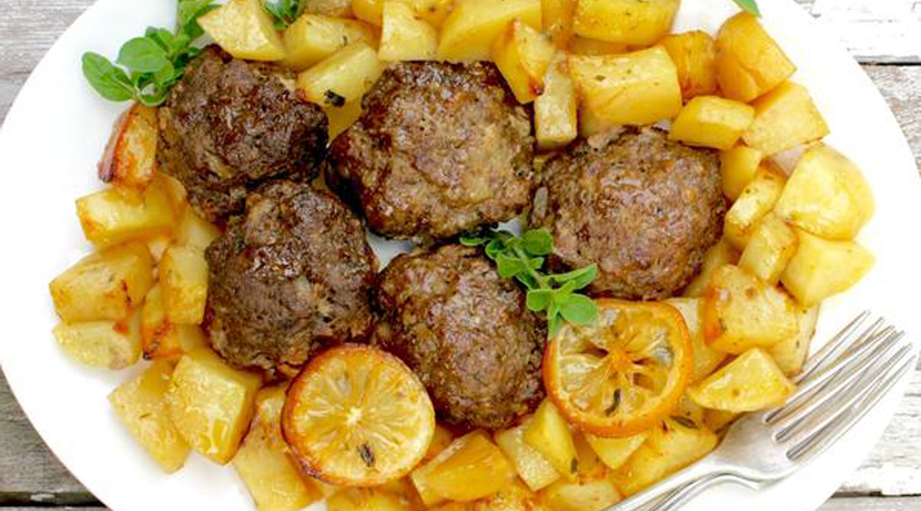 Baked Greek Meatballs