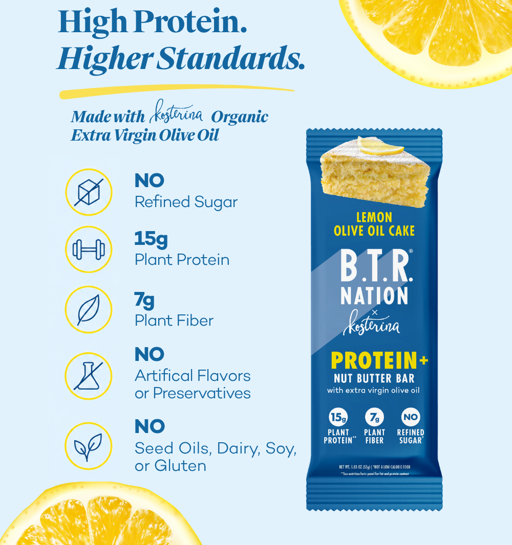 Lemon Olive Oil Cake PROTEIN+ Bar (12-Pack)